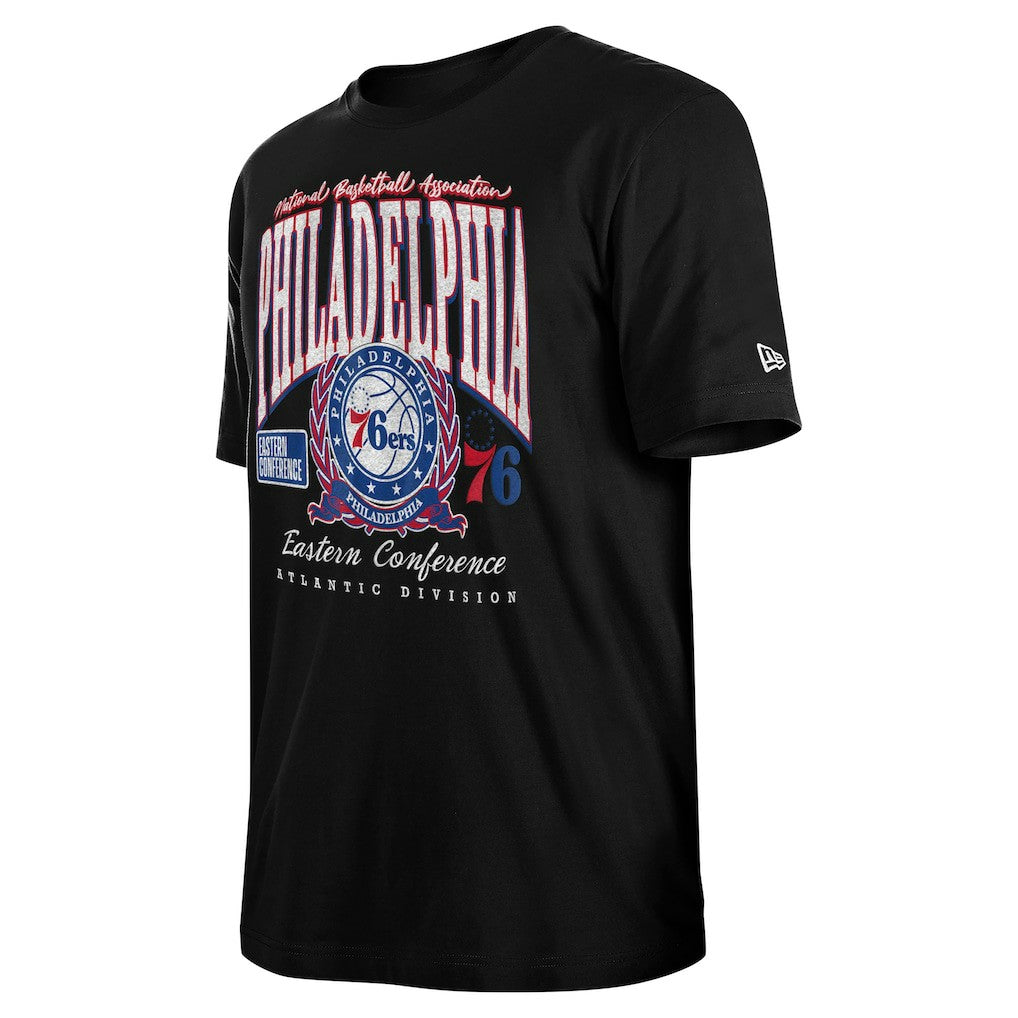 Philadelphia 76ers Unisex Oversized Essentials Boxy T-Shirt Black - NBA