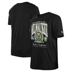 Milwaukee Bucks Unisex Oversized Essentials Boxy T-Shirt Black - NBA