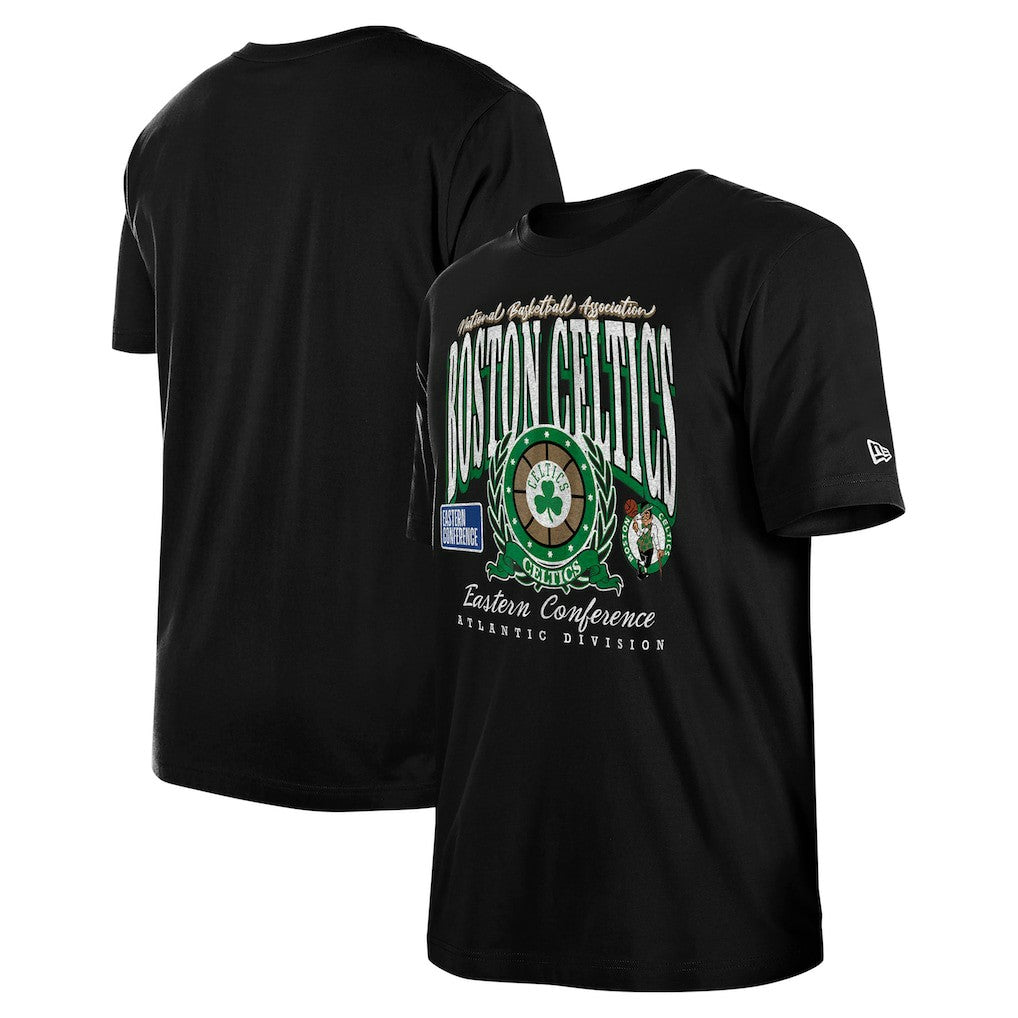 Boston Celtics Unisex Oversized Essentials Boxy T-Shirt Black - NBA