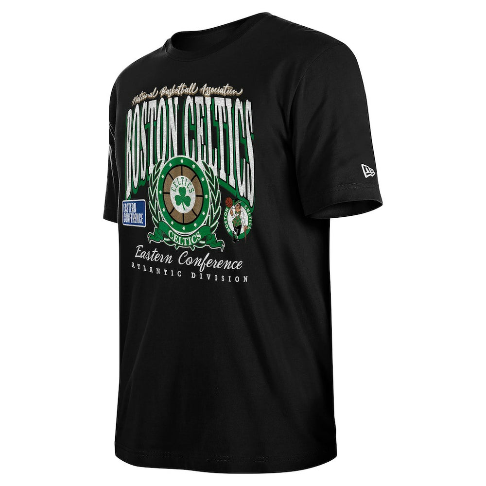 Boston Celtics Unisex Oversized Essentials Boxy T-Shirt Black - NBA