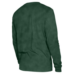 Milwaukee Bucks Unisex Oversized Essentials Enzyme Wash Long Sleeve T-Shirt Hunter Green - NBA