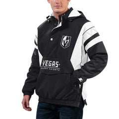 Vegas Golden Knights Starter Home Team Half-Zip Hoodie Jacket - Black - NHL