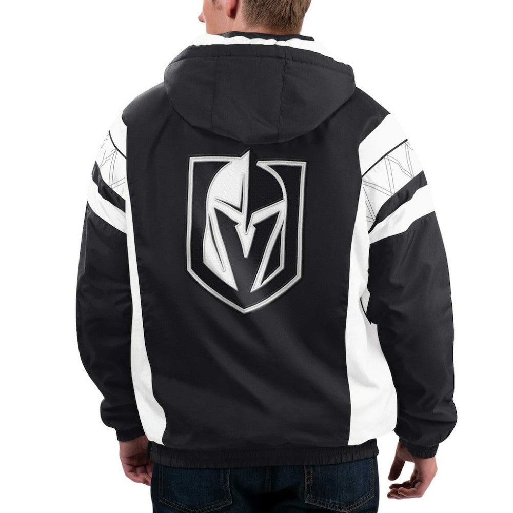 Vegas Golden Knights Starter Home Team Half-Zip Hoodie Jacket - Black - NHL