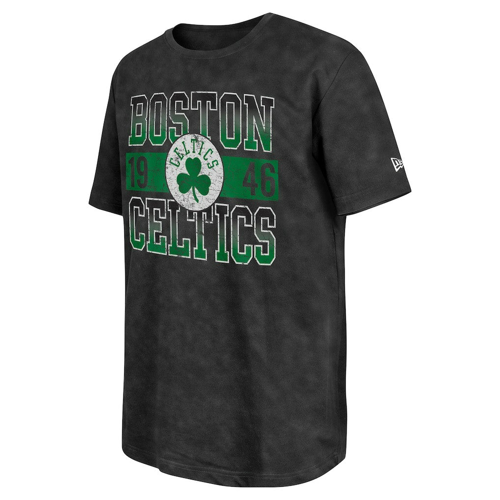 Boston Celtics Enzyme Washed Oversized T-Shirt Black - NBA