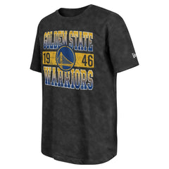 Golden State Warriors Enzyme Washed Oversized T-Shirt Black - NBA