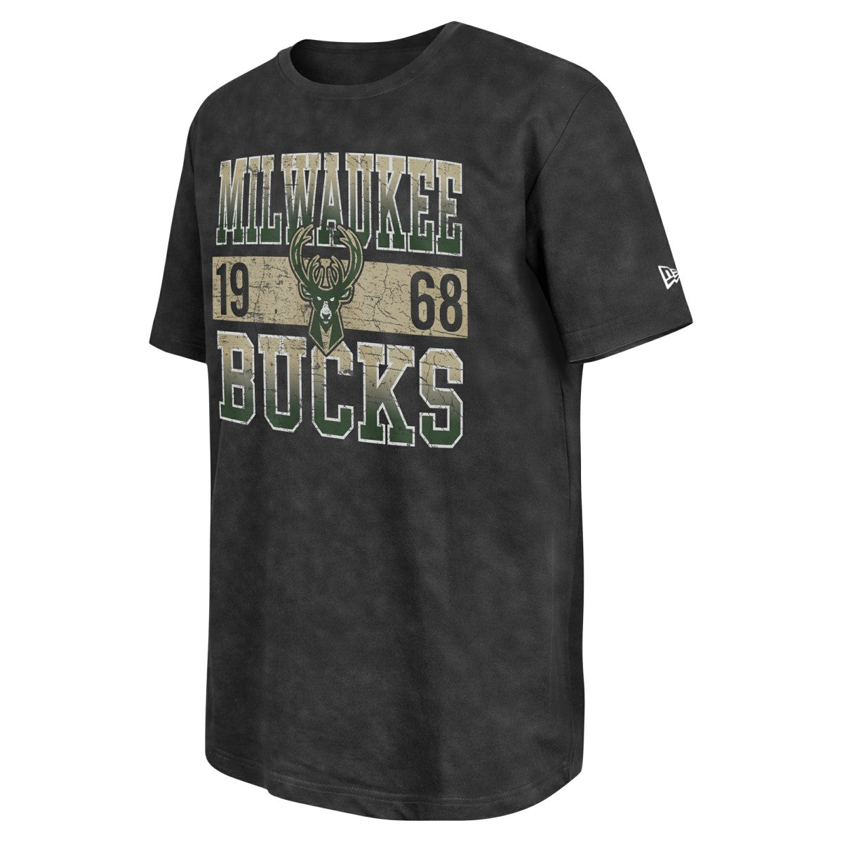 Milwaukee Bucks Enzyme Washed Oversized T-Shirt Black - NBA