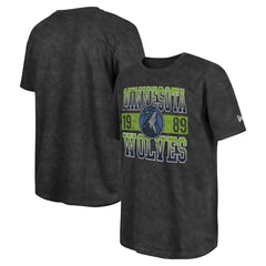 Minnesota Timberwolves Enzyme Washed Oversized T-Shirt Black - NBA