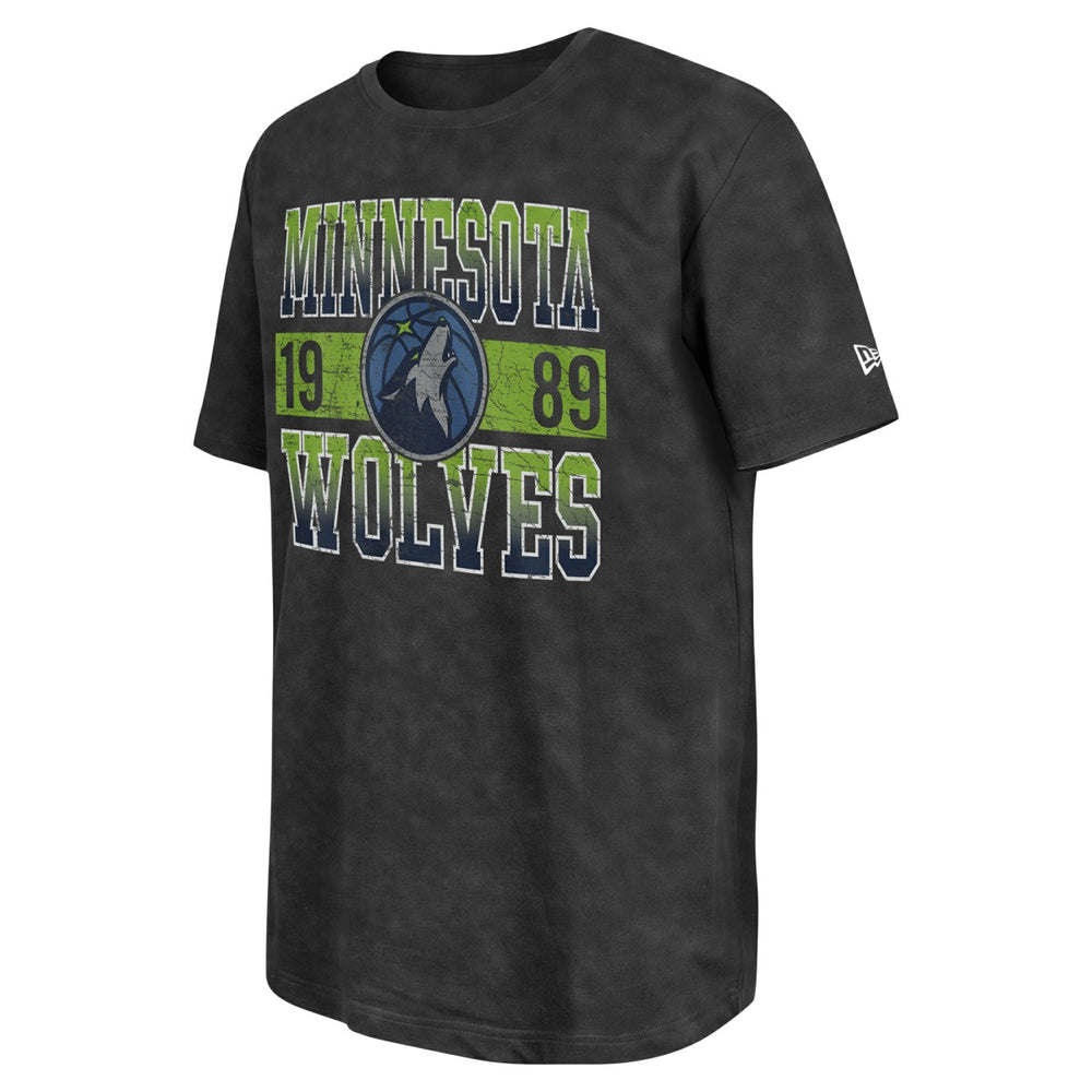 Minnesota Timberwolves Enzyme Washed Oversized T-Shirt Black - NBA
