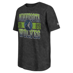 Minnesota Timberwolves Enzyme Washed Oversized T-Shirt Black - NBA
