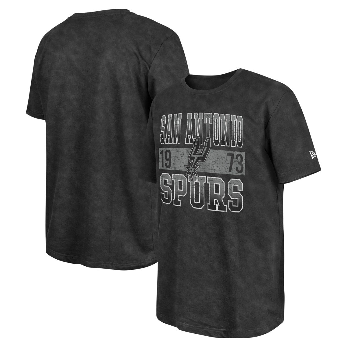 San Antonio Spurs Enzyme Washed Oversized T-Shirt Black - NBA