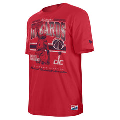 Washington Wizards Enzyme Wash Oversized T-Shirt Red - NBA