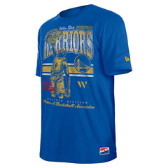 Golden State Warriors Enzyme Wash Oversized T-Shirt Royal - NBA