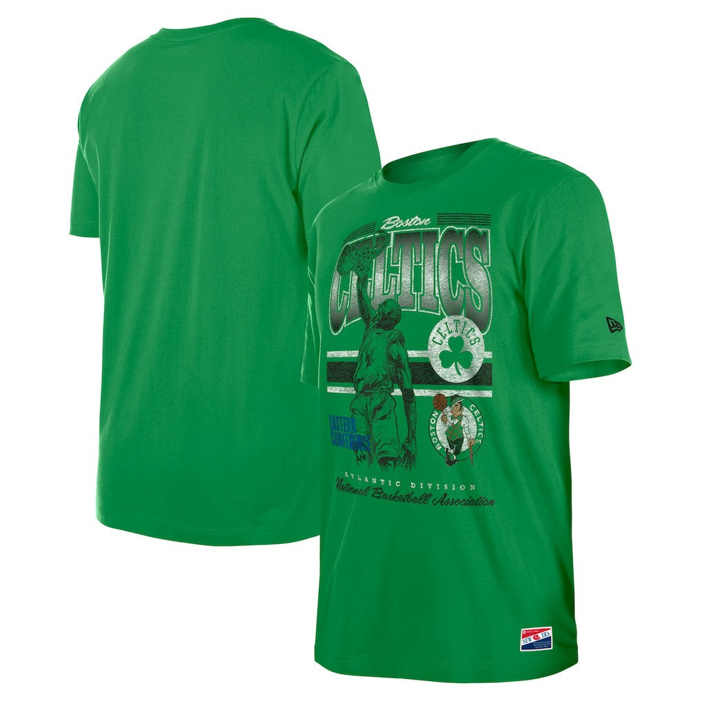Boston Celtics Enzyme Wash Oversized T-Shirt Kelly Green - NBA