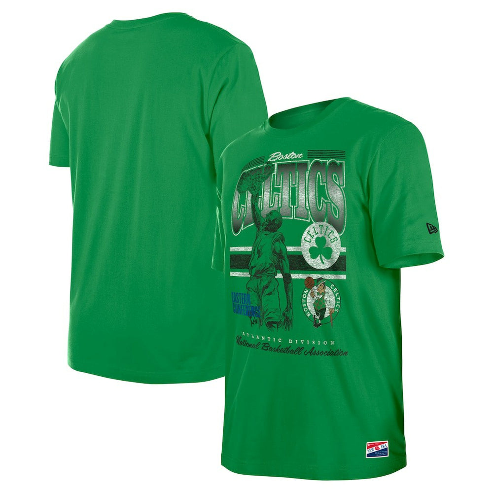 Boston Celtics Enzyme Wash Oversized T-Shirt Kelly Green - NBA
