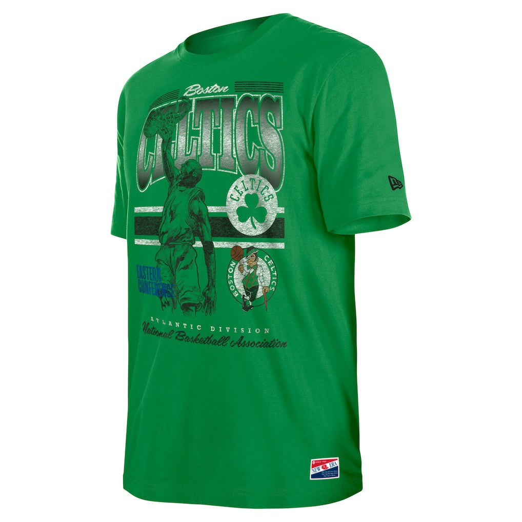 Boston Celtics Enzyme Wash Oversized T-Shirt Kelly Green - NBA