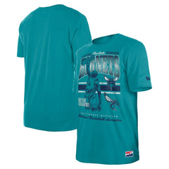 Charlotte Hornets Enzyme Wash Oversized T-Shirt Teal - NBA