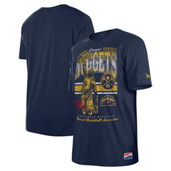 Denver Nuggets Enzyme Wash Oversized T-Shirt Navy - NBA