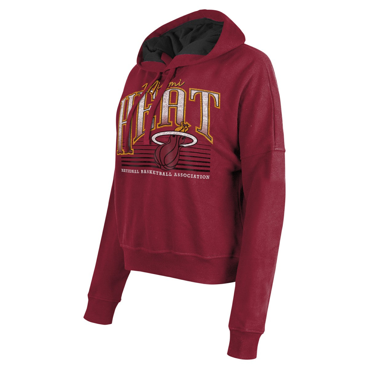 Miami Heat Women's Boxy Pullover Hoodie Red - NBA