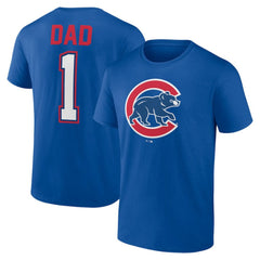 Chicago Cubs Father's Day #1 Dad T-Shirt - MLB