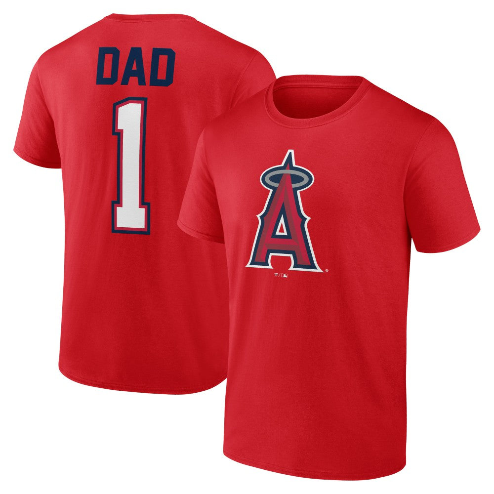 Los Angeles Angels Father's Day #1 Dad T-Shirt - MLB
