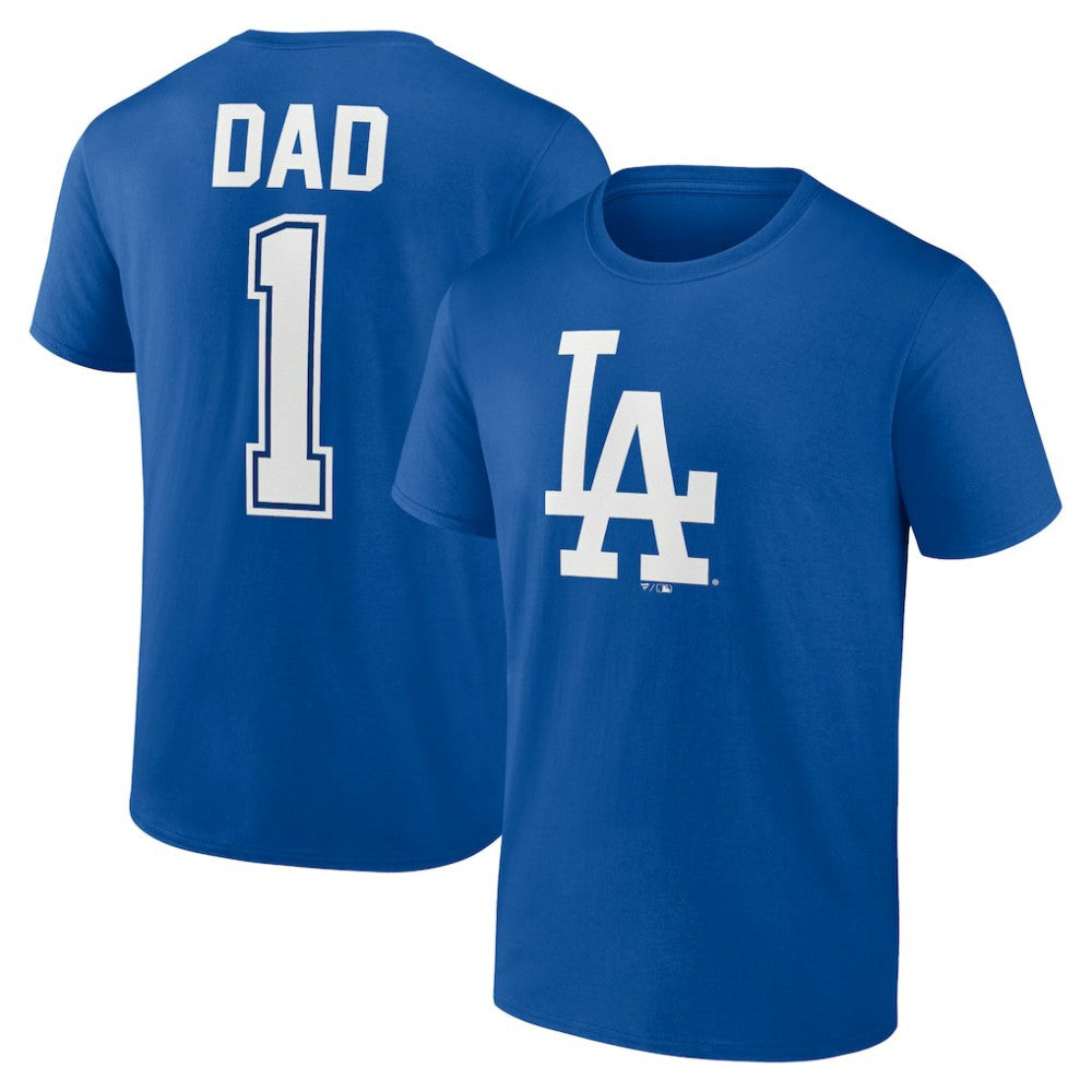 Los Angeles Dodgers Father's Day #1 Dad T-Shirt - MLB