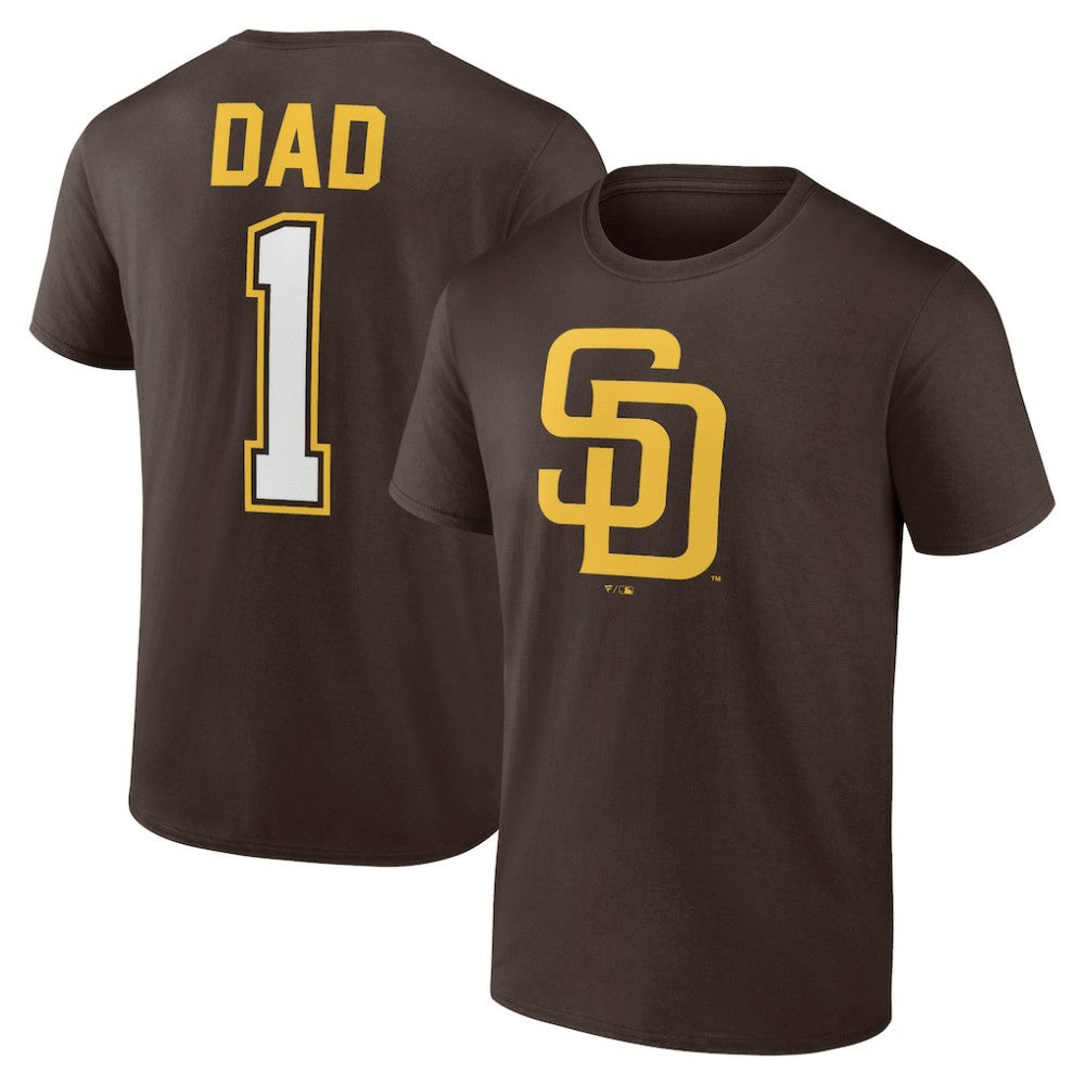 San Diego Padres Father's Day #1 Dad T-Shirt - MLB