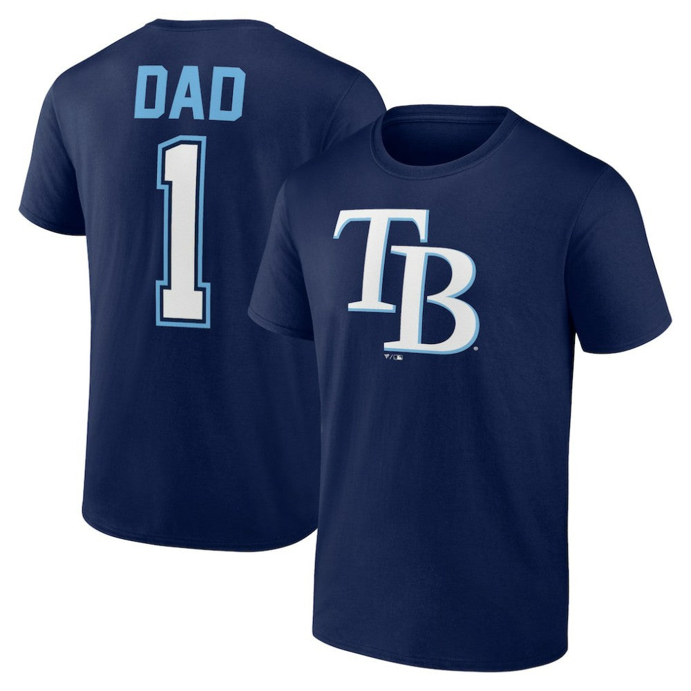 Tampa Bay Rays Father's Day #1 Dad T-Shirt - MLB