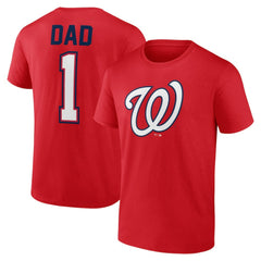Washington Nationals Father's Day #1 Dad T-Shirt - MLB