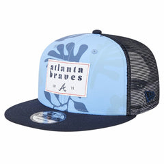 Atlanta Braves New Era Bikini Bottom Trucker 9FIFTY Snapback Hat - MLB