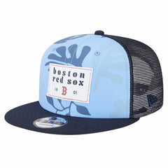 Boston Red Sox New Era Bikini Bottom Trucker 9FIFTY Snapback Hat - MLB