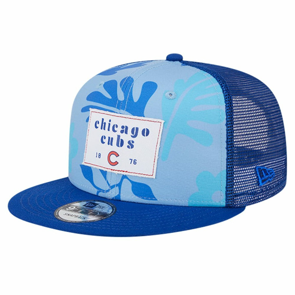 Chicago Cubs New Era Bikini Bottom Trucker 9FIFTY Snapback Hat - MLB