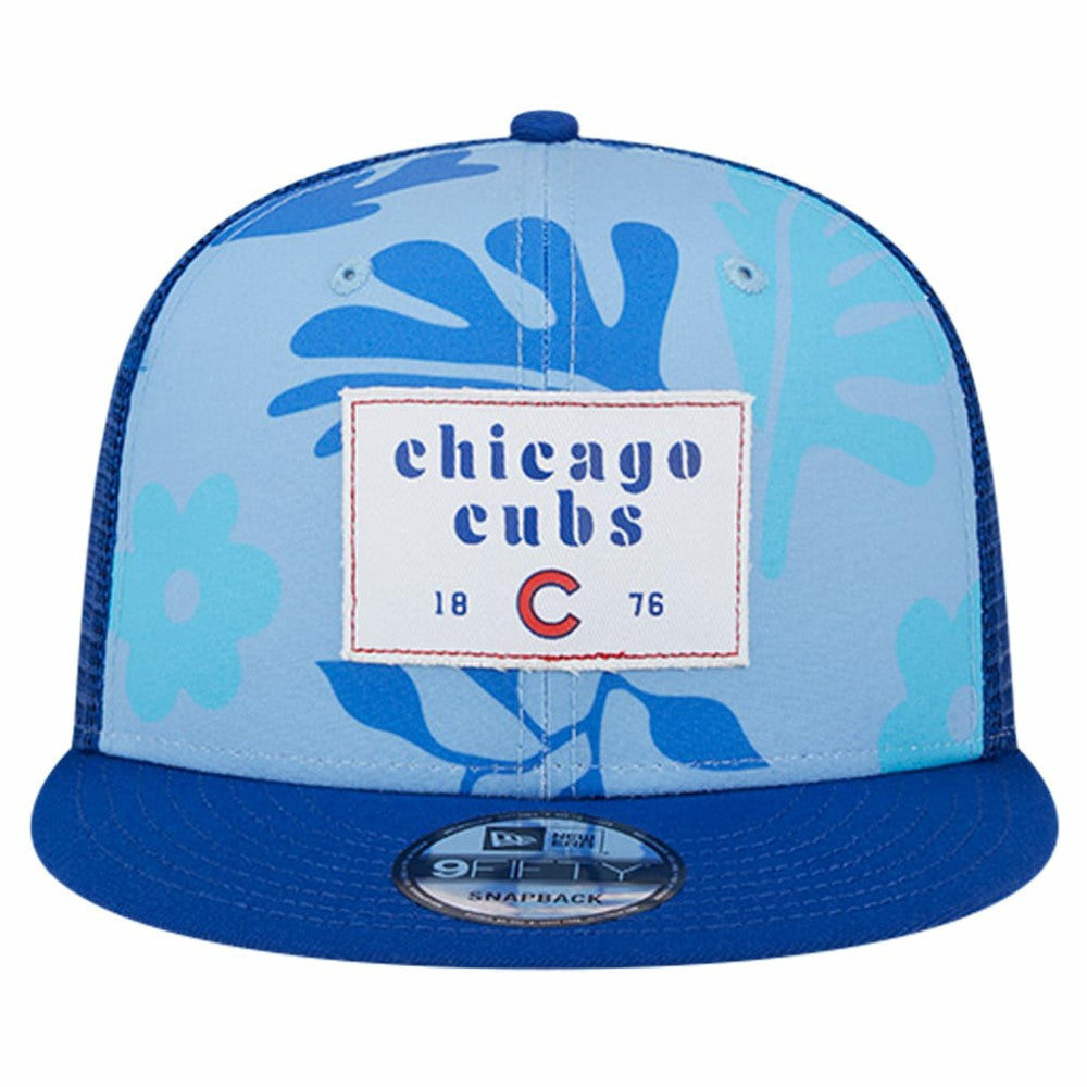 Chicago Cubs New Era Bikini Bottom Trucker 9FIFTY Snapback Hat - MLB
