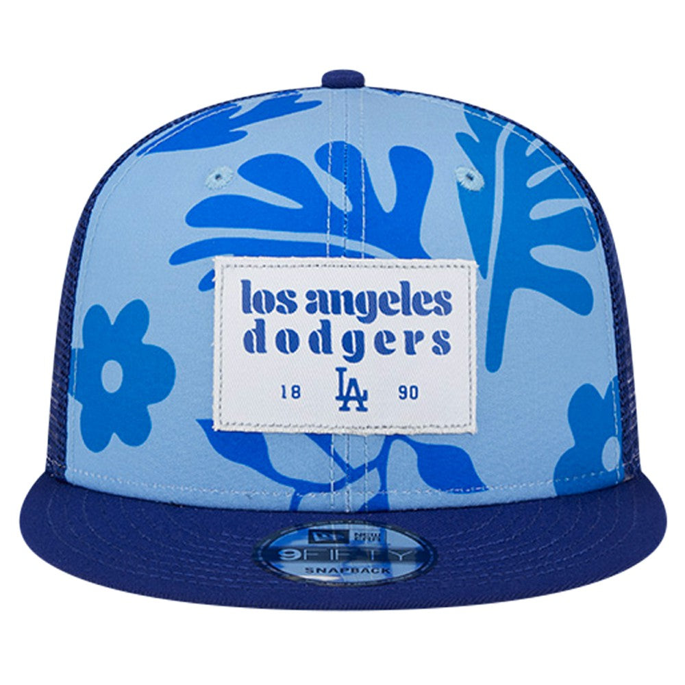Los Angeles Dodgers New Era Bikini Bottom Trucker 9FIFTY Snapback Hat - MLB