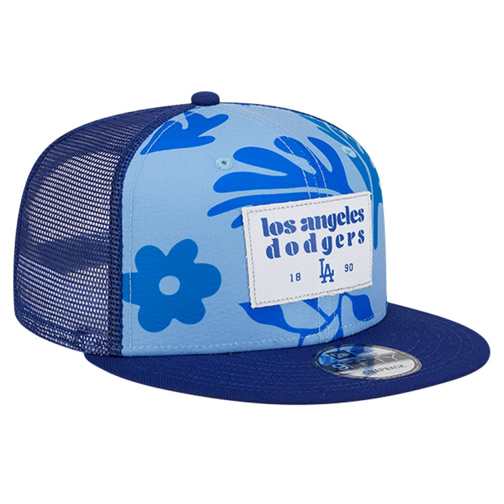 Los Angeles Dodgers New Era Bikini Bottom Trucker 9FIFTY Snapback Hat - MLB
