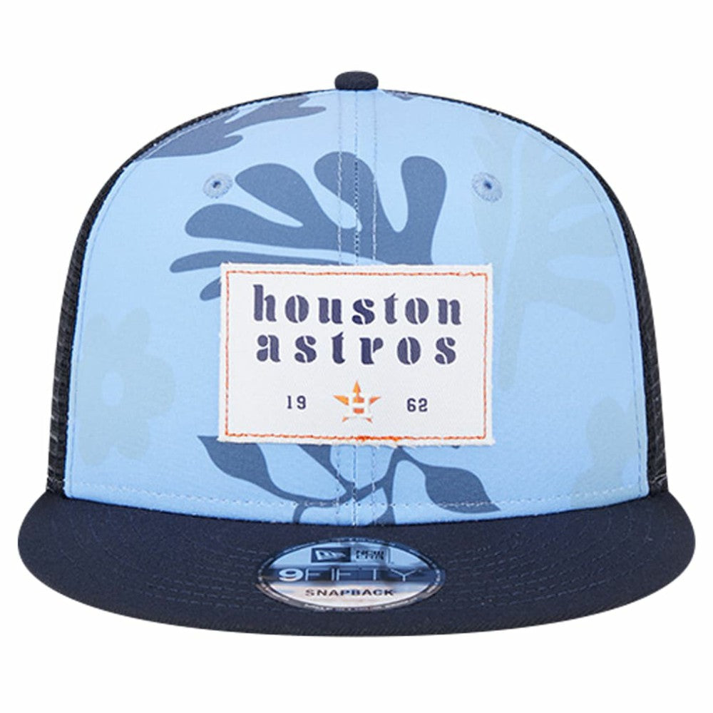 Houston Astros New Era Bikini Bottom Trucker 9FIFTY Snapback Hat - MLB