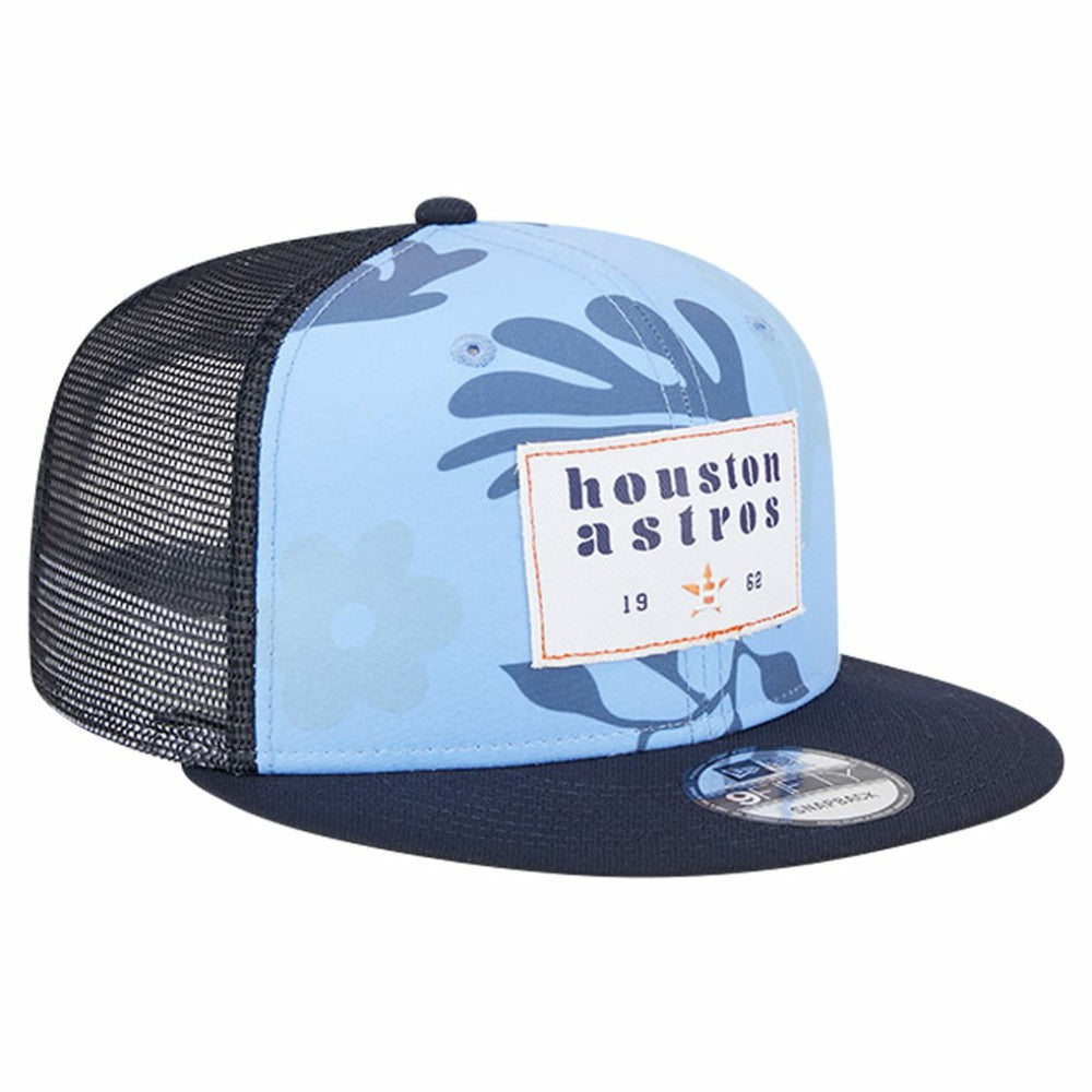 Houston Astros New Era Bikini Bottom Trucker 9FIFTY Snapback Hat - MLB