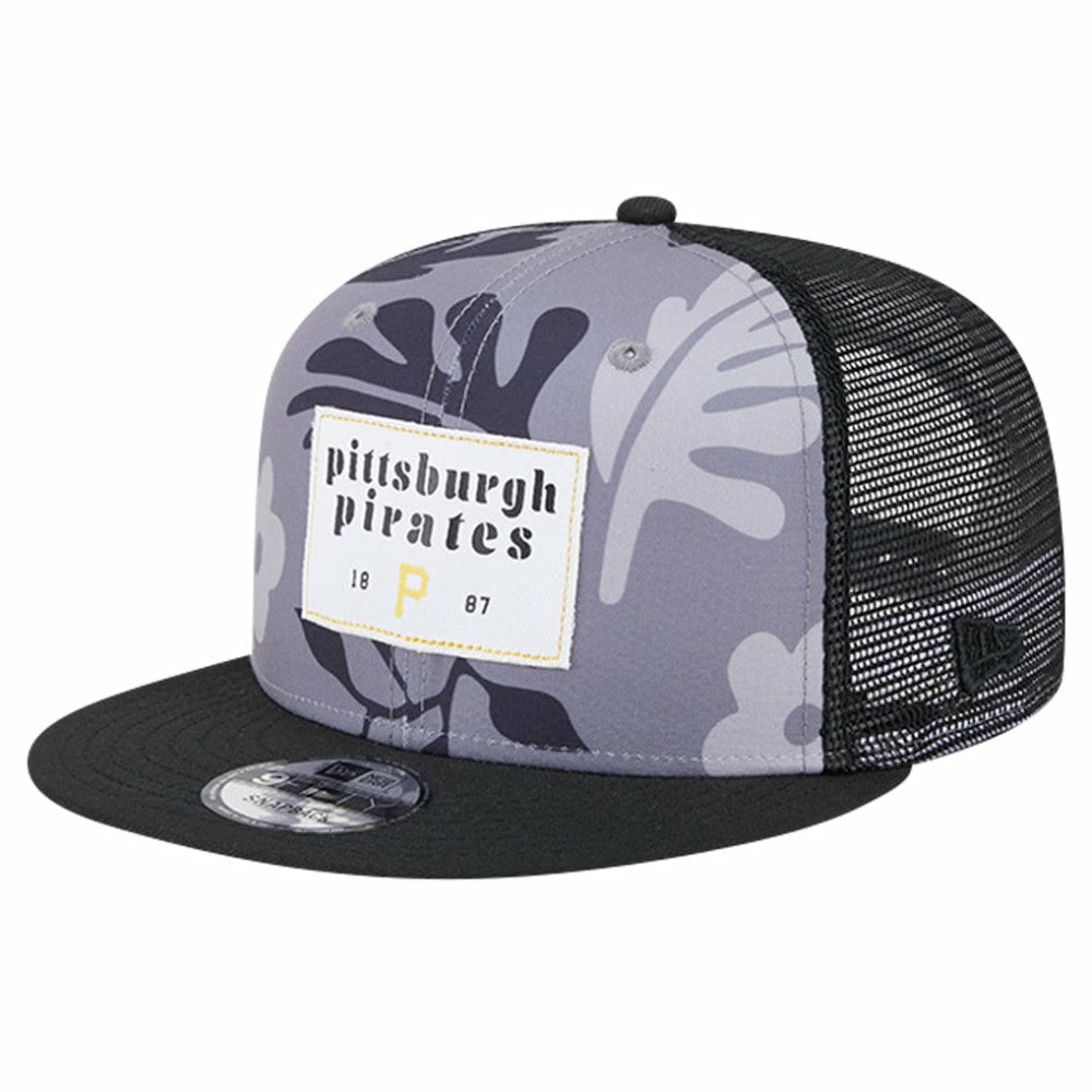 Pittsburgh Pirates New Era Bikini Bottom Trucker 9FIFTY Snapback Hat - MLB