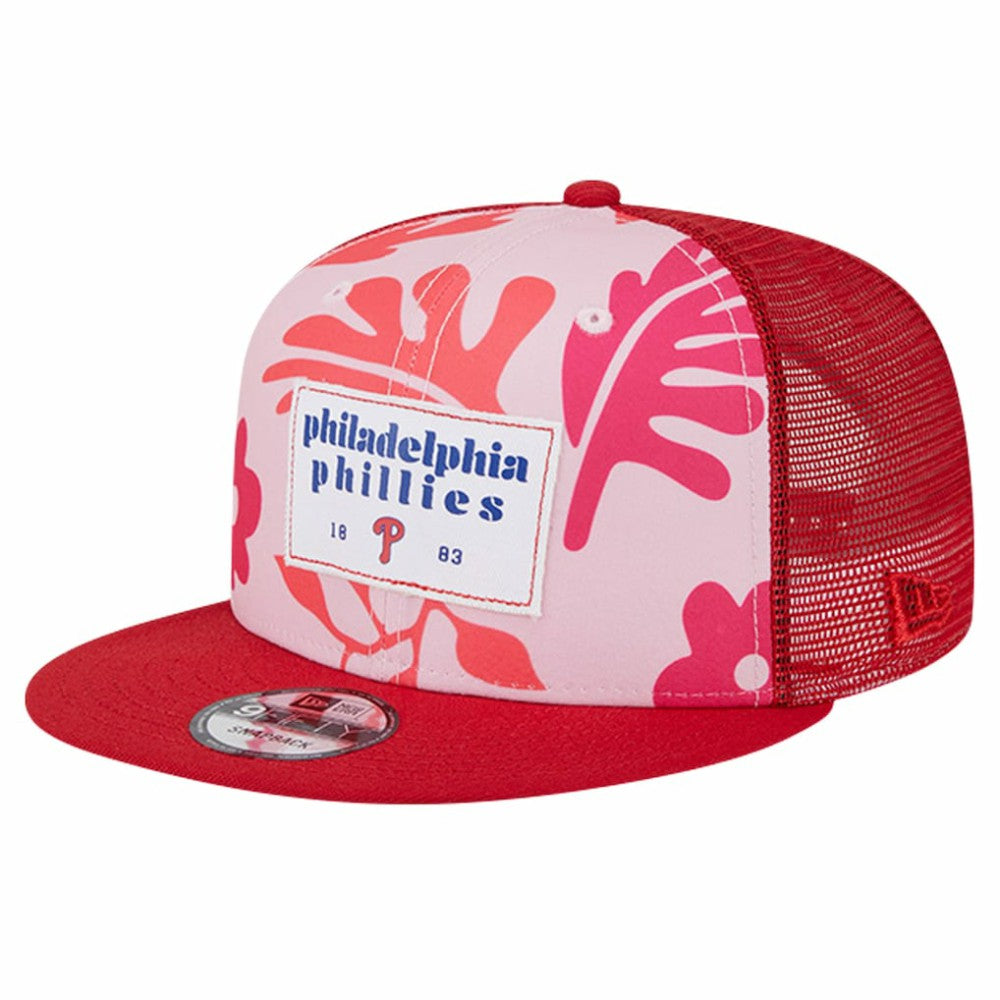 Philadelphia Phillies New Era Bikini Bottom Trucker 9FIFTY Snapback Hat - MLB