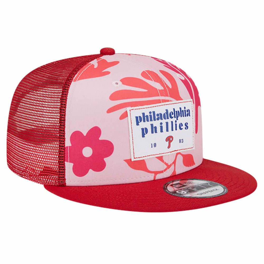 Philadelphia Phillies New Era Bikini Bottom Trucker 9FIFTY Snapback Hat - MLB
