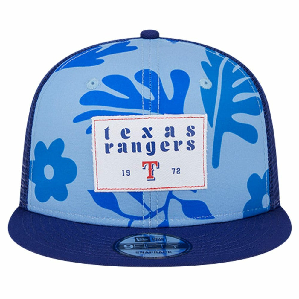 Texas Rangers New Era Bikini Bottom Trucker 9FIFTY Snapback Hat - MLB
