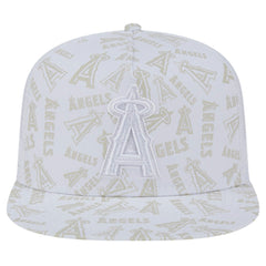 Los Angeles Angels New Era Logo Dunes A-Frame Trucker 9FIFTY Snapback Hat - MLB