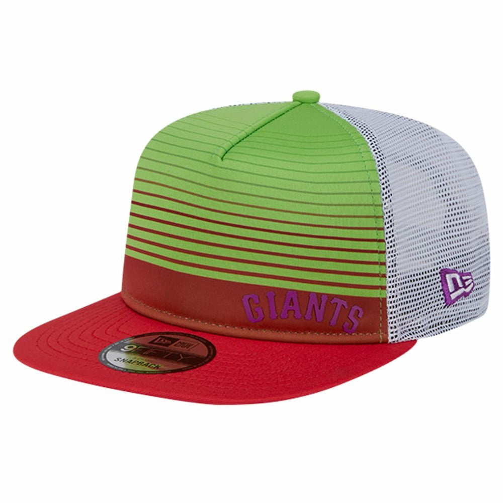 San Francisco Giants New Era Neon Horizon A-Frame Trucker 9FIFTY Snapback Hat - MLB