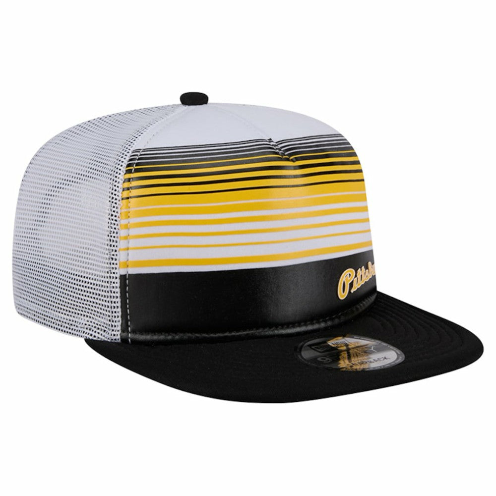 Pittsburgh Pirates New Era Team Horizon 9FIFTY A-Frame Trucker Snapback Hat - MLB