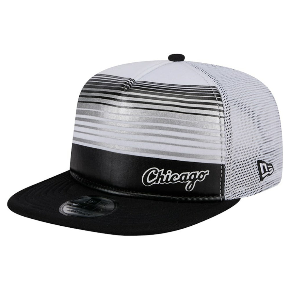 Chicago White Sox New Era Team Horizon 9FIFTY A-Frame Trucker Snapback Hat - MLB