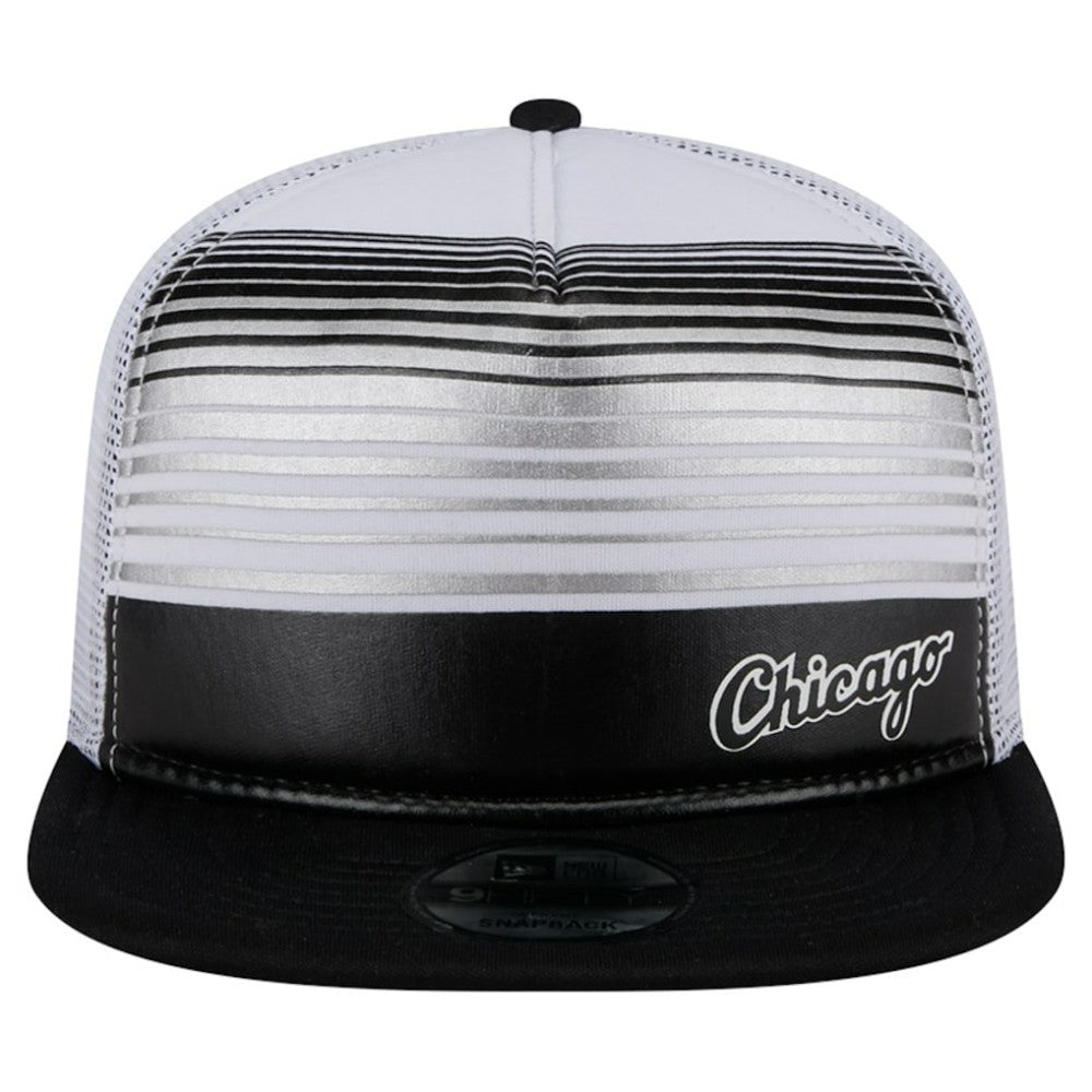 Chicago White Sox New Era Team Horizon 9FIFTY A-Frame Trucker Snapback Hat - MLB