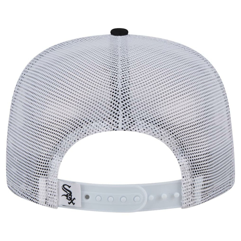 Chicago White Sox New Era Team Horizon 9FIFTY A-Frame Trucker Snapback Hat - MLB