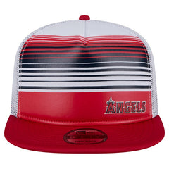 Los Angeles Angels New Era Team Horizon 9FIFTY A-Frame Trucker Snapback Hat - MLB