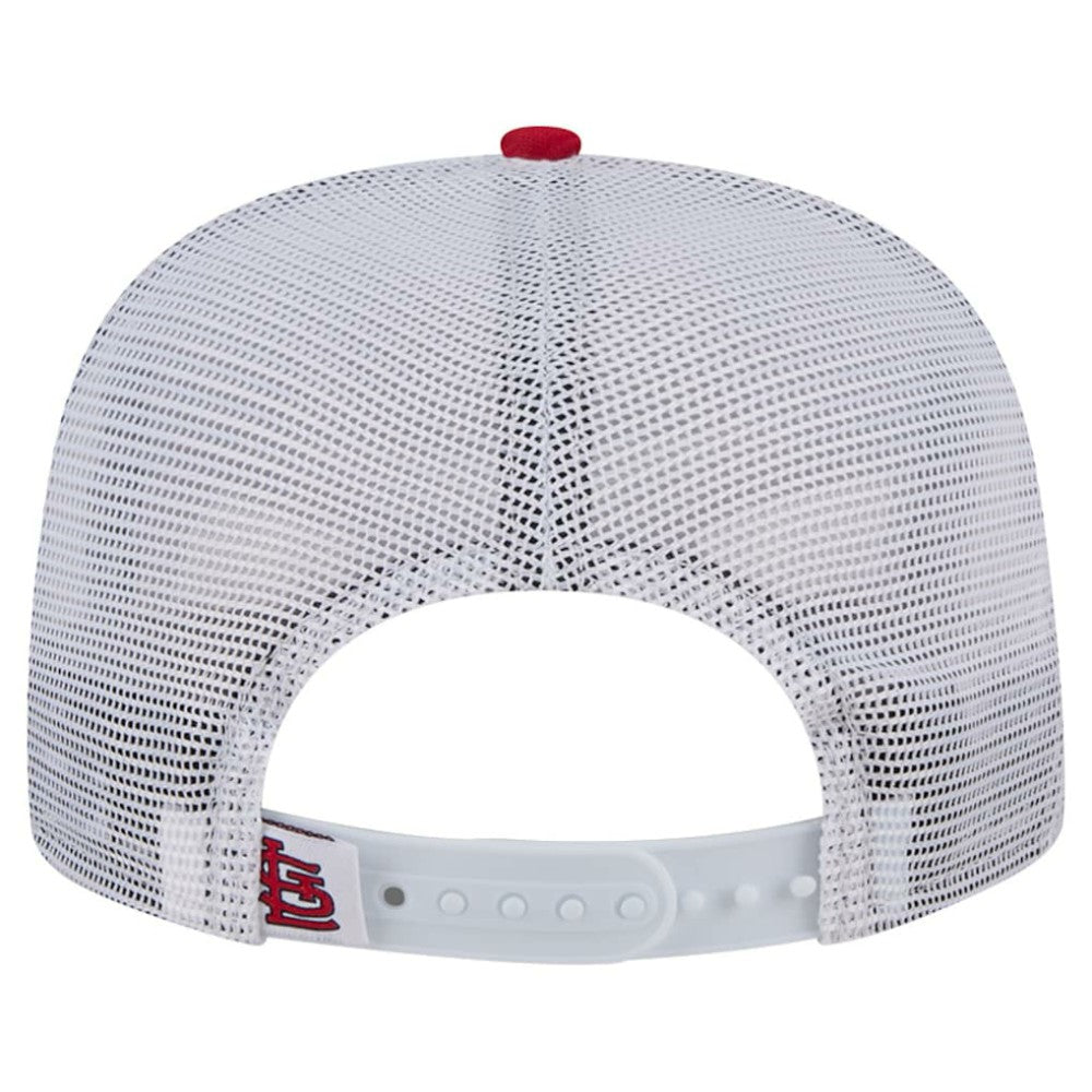 St. Louis Cardinals New Era Team Horizon 9FIFTY A-Frame Trucker Snapback Hat - MLB