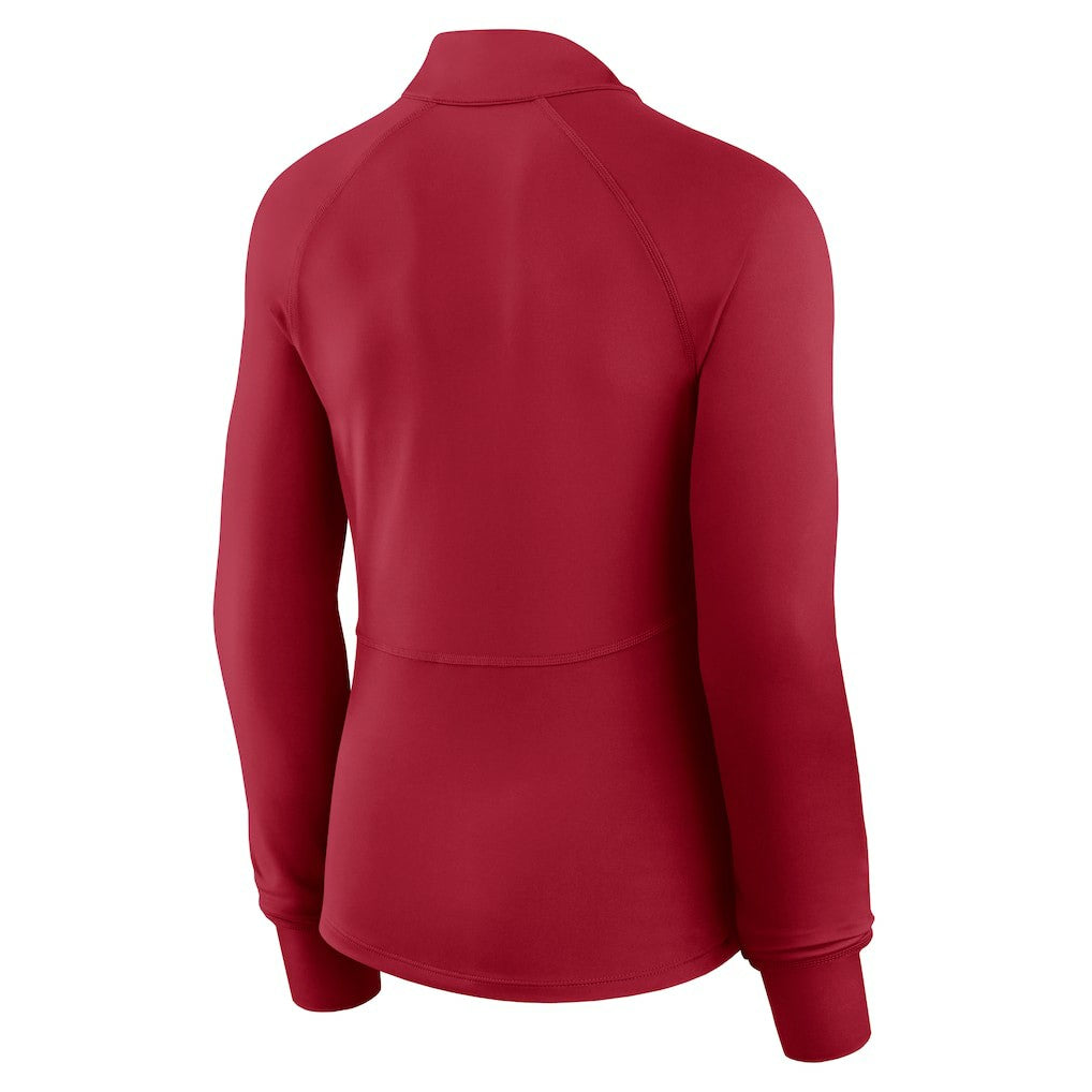 San Francisco 49ers Women's Elements Quarter-Zip Jacket Scarlet | Fanatics