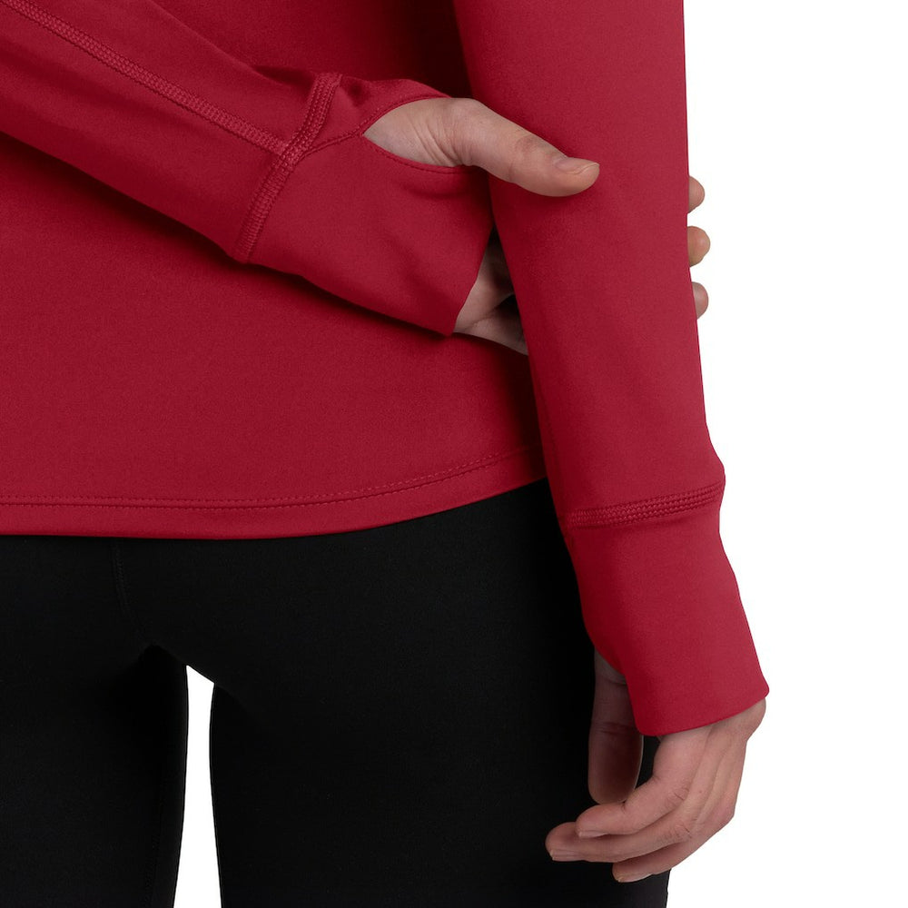 San Francisco 49ers Women's Elements Quarter-Zip Jacket Scarlet | Fanatics